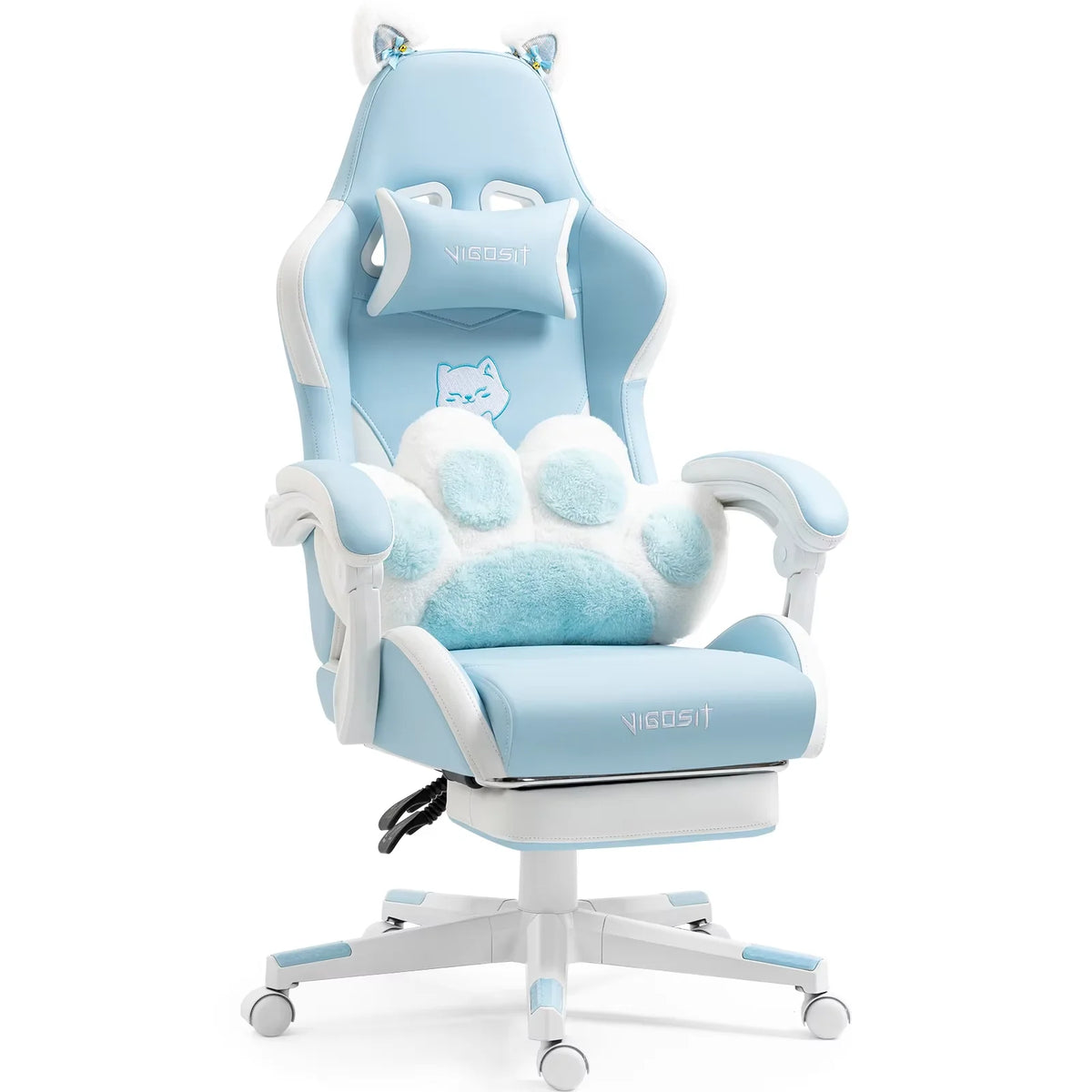 Vigosir Ergonomic Gaming Chair With Adjustable Lumbar Support