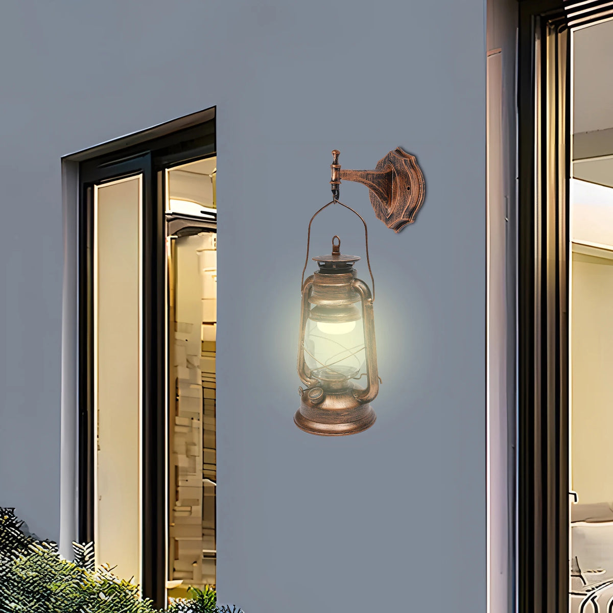 Bymaocar Antique Wall Lantern For Indoor And Outdoor Lighting