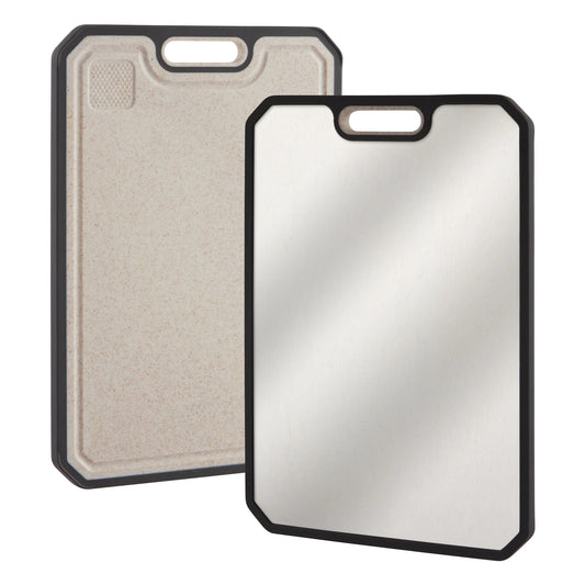 Double Sided Stainless Steel Cutting Board For Meat And Vegetables