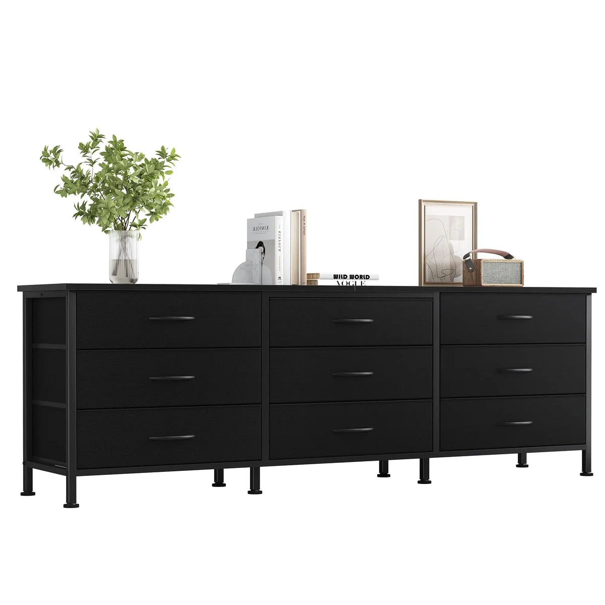 JHK Modern Living Room Entertainment Center With Drawers