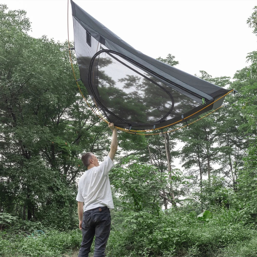 Night Cat Waterproof Backpacking Tent With Rainfly And Aluminum Poles