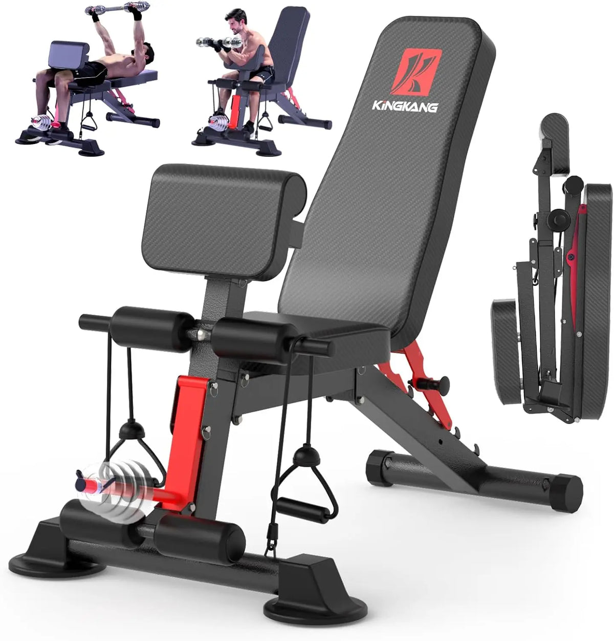 Foldable Multi Functional Dumbbell Bench With Adjustable Levels
