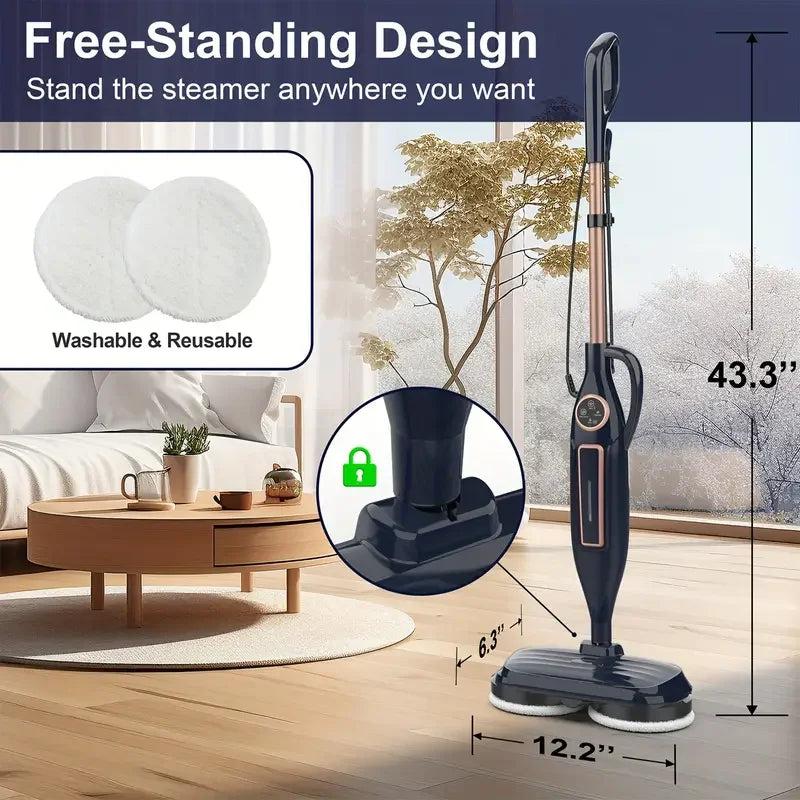 Inse VM6 Lightweight Steam Mop With Rotating Pad For Floors