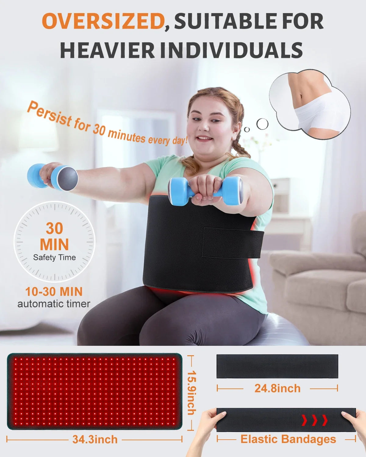 Astarexin Red Light Therapy Heating Mat For Muscle Pain Relief