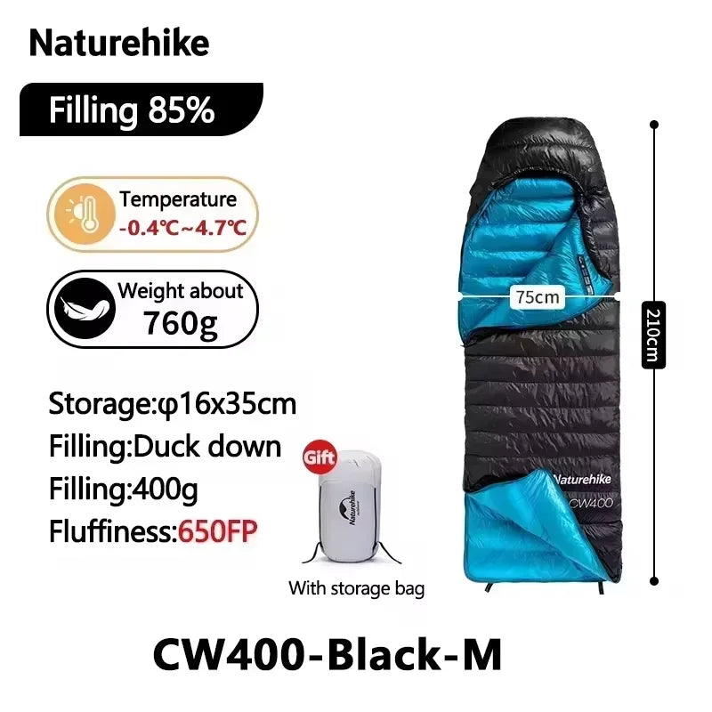 Naturehike Ultralight Duck Down Four Season Sleeping Bag