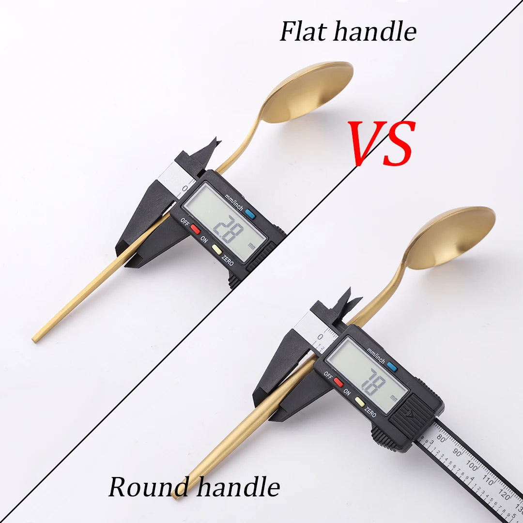 SPKLIFEY Stainless Steel Flatware Set Modern Dining Collection