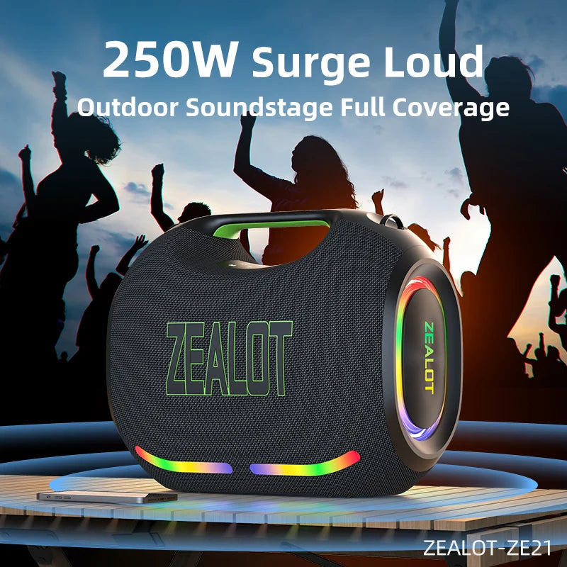 Zealot Wireless Bluetooth Speaker Waterproof Portable HiFi Sound System