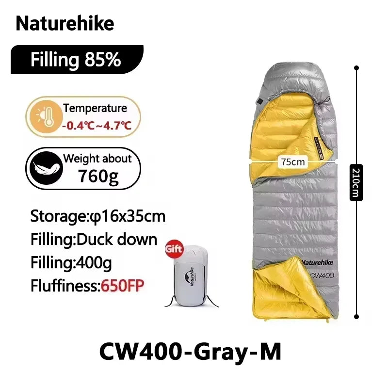 Naturehike Ultralight Duck Down Four Season Sleeping Bag