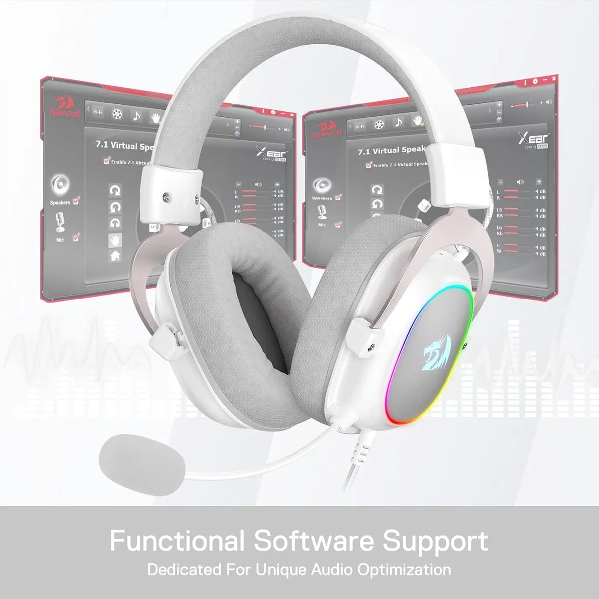 Redragon Zeus X Wired Gaming Headset With 7.1 Surround Audio