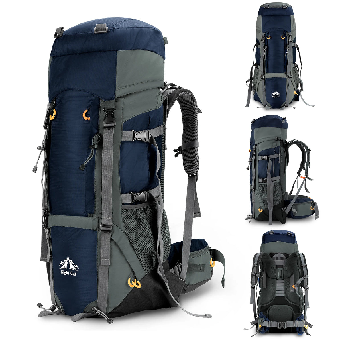 Night Cat Waterproof Internal Frame Hiking Backpack For Outdoor Travel