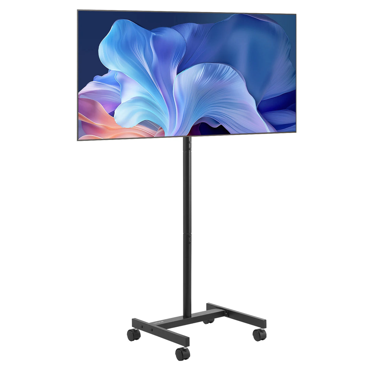 SucceBuy Portable Rolling TV Stand With Smooth Wheels