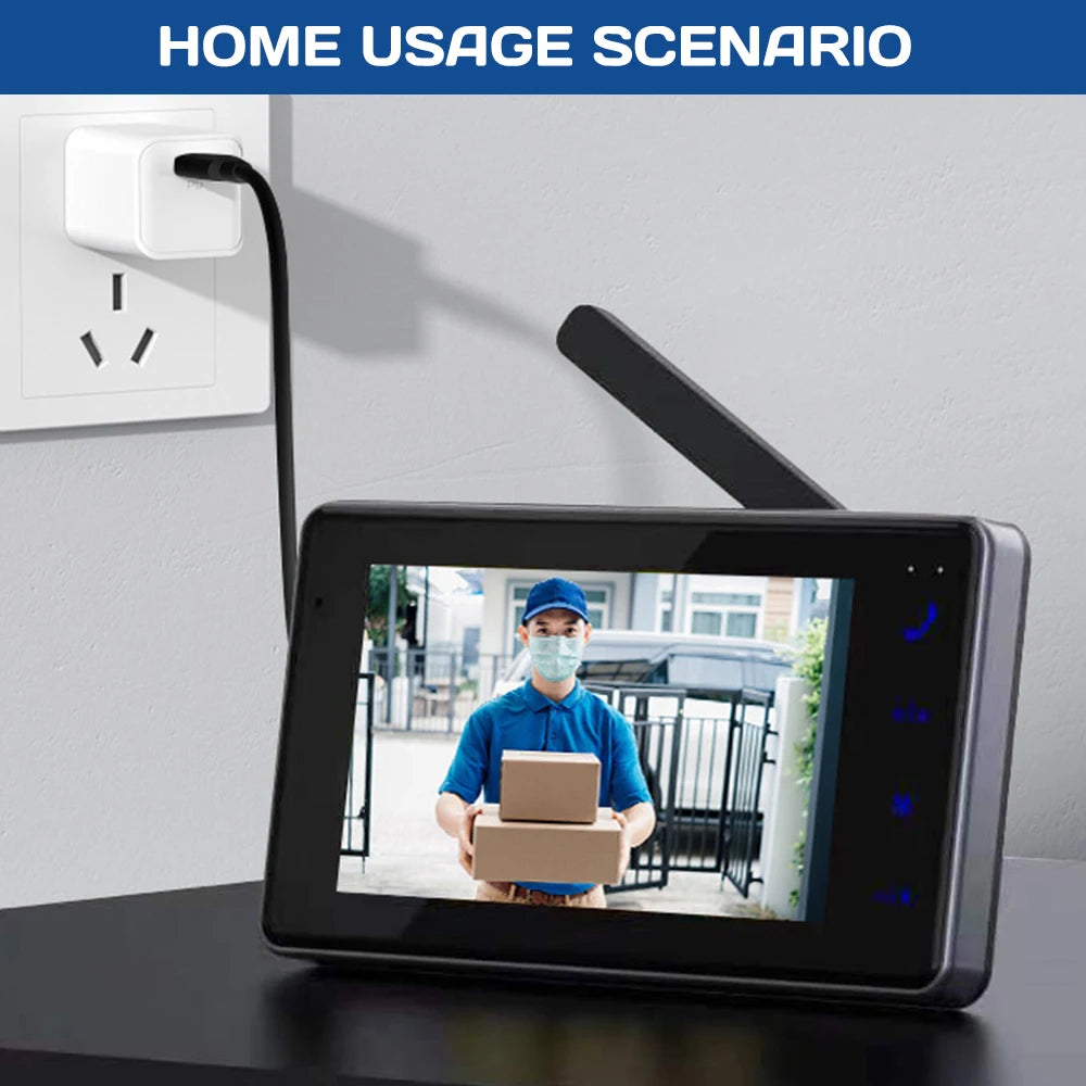 Wireless Video Doorbell With Two Way Talk And Night Vision