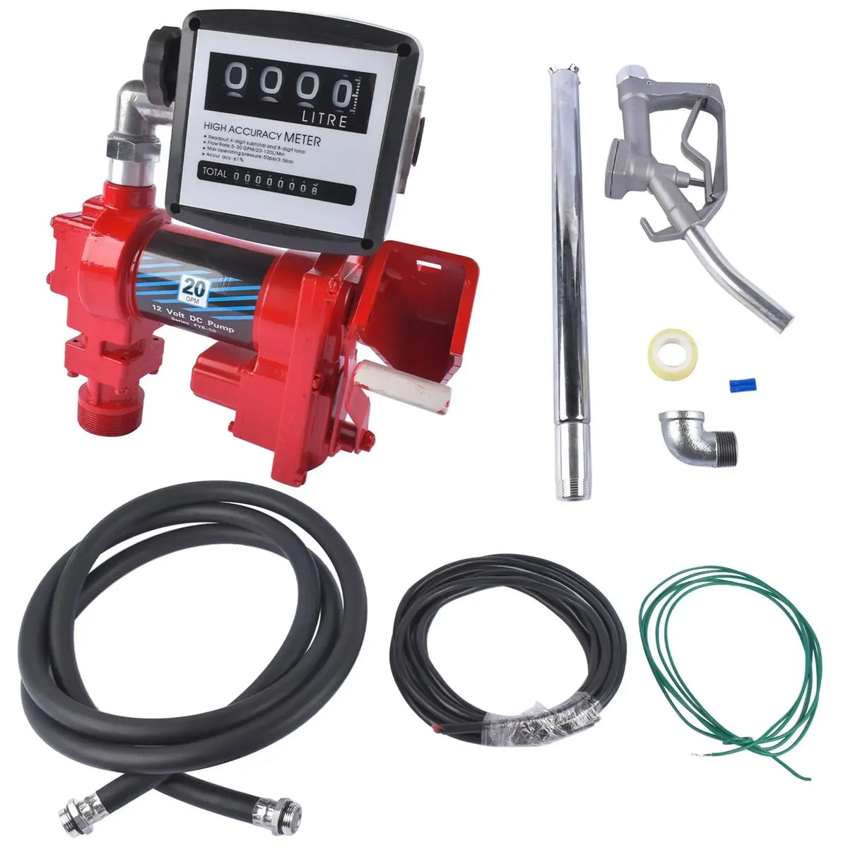 Professional 12 Volt Diesel And Gasoline Fuel Transfer Pump
