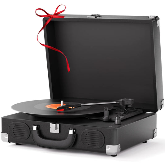 Maio S100 Belt-Driven Vintage Turntable With Built-In Speaker And 3-Speed