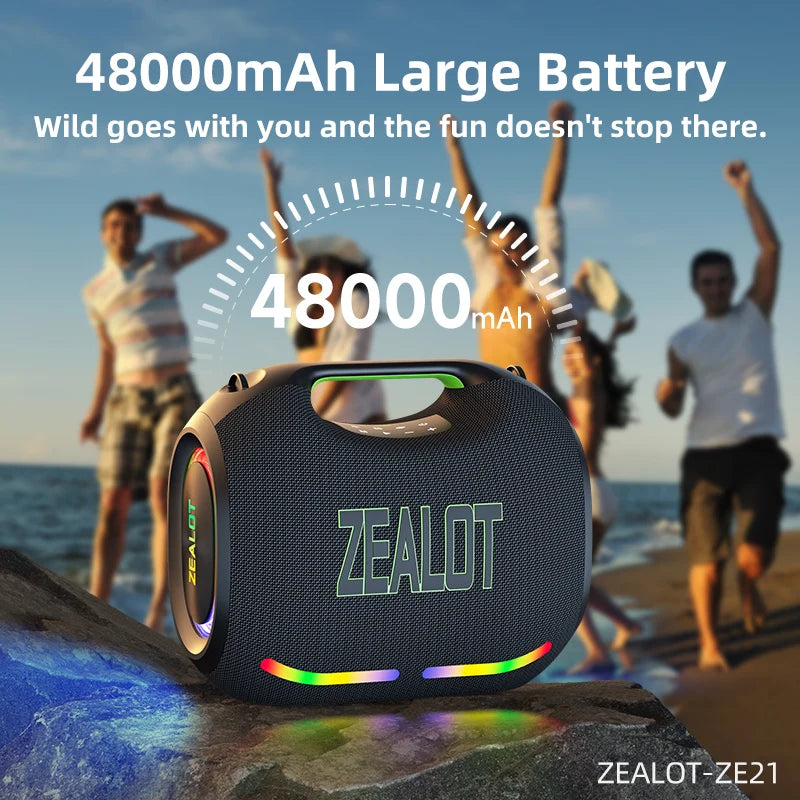 Zealot Wireless Bluetooth Speaker Waterproof Portable HiFi Sound System