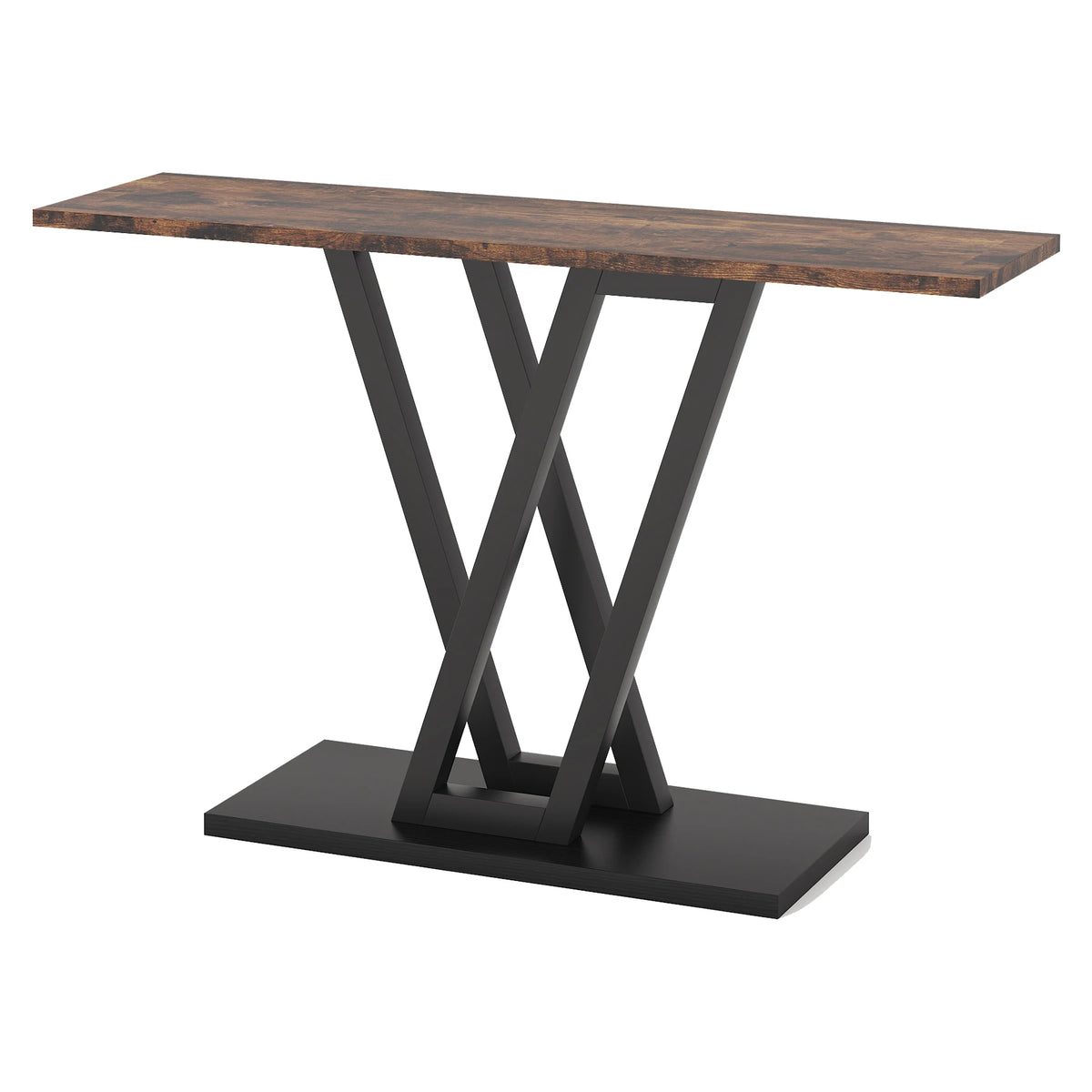 Tribesigns Modern Industrial Console Table For Entryway Hallway