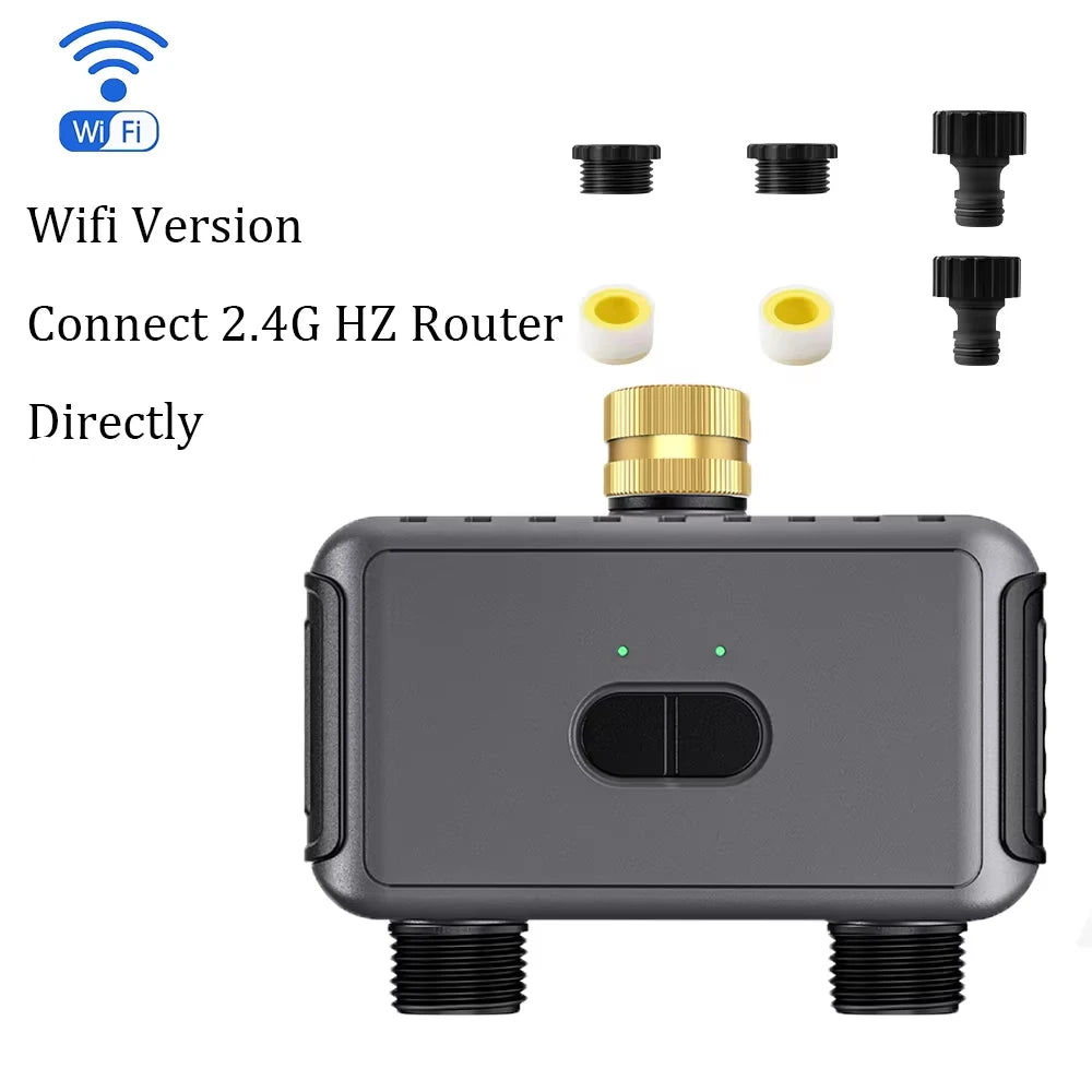 Insoma Wifi Direct Automatic Water Timer Garden Irrigation Dual Hose