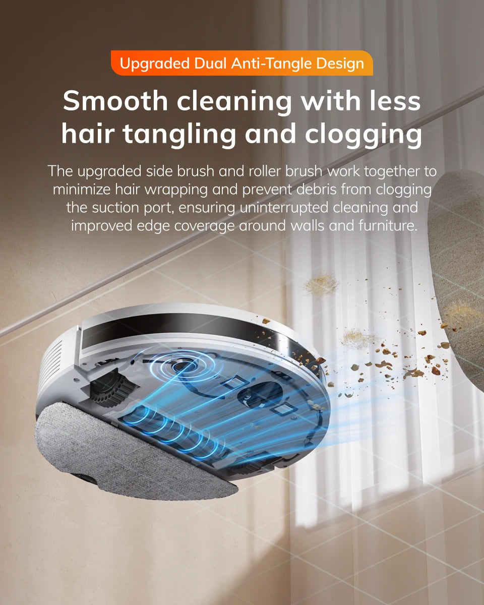 ILIFE Robot Vacuum Cleaner With Laser Navigation And 10000Pa Suction