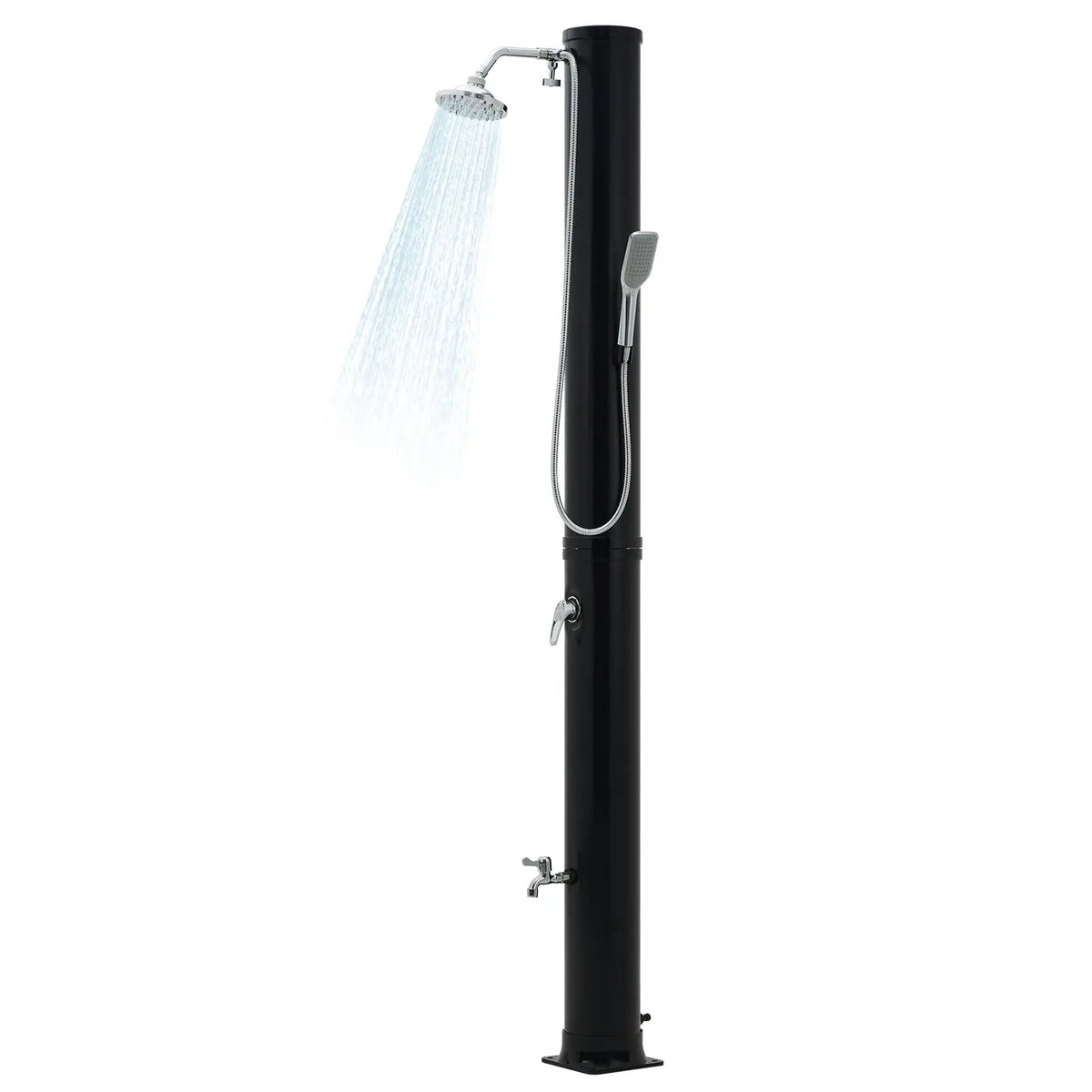HiMISS Solar Heated Pool Shower Freestanding Outdoor Pool Side Shower
