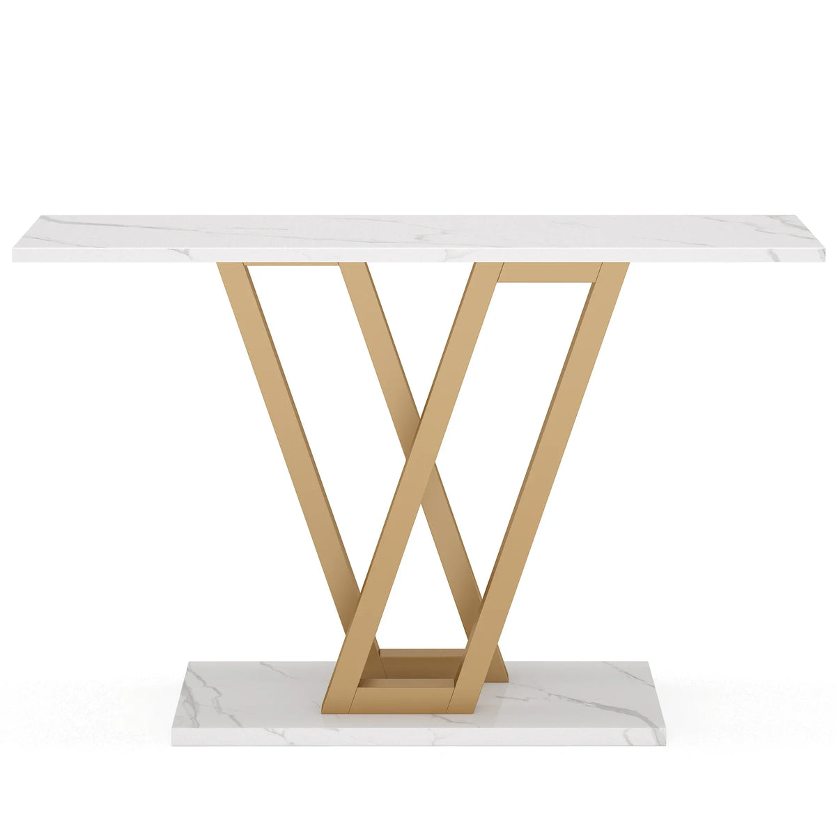 Tribesigns Modern Industrial Console Table For Entryway Hallway