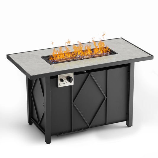 Jhk Outdoor Stainless Steel Propane Fire Pit Table For Patio