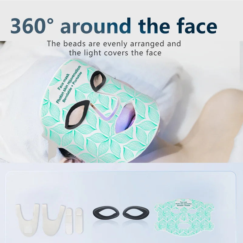 Ubilli Led Face Mask For Near Infrared Light Skin Therapy
