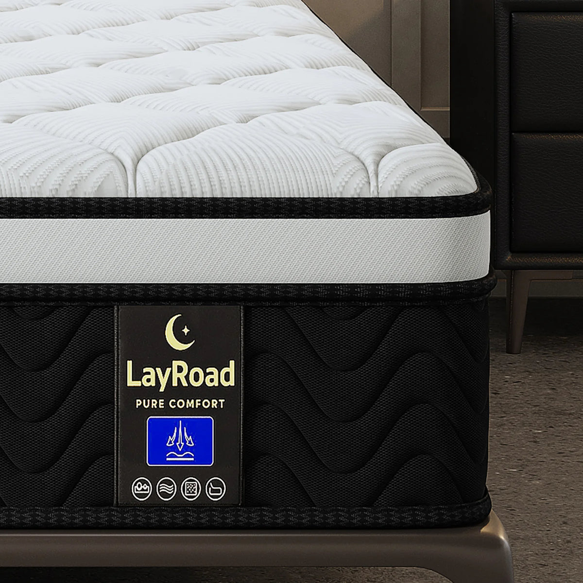 Memory Foam Mattress Boxed Medium Firmness For Effective Pressure Relief