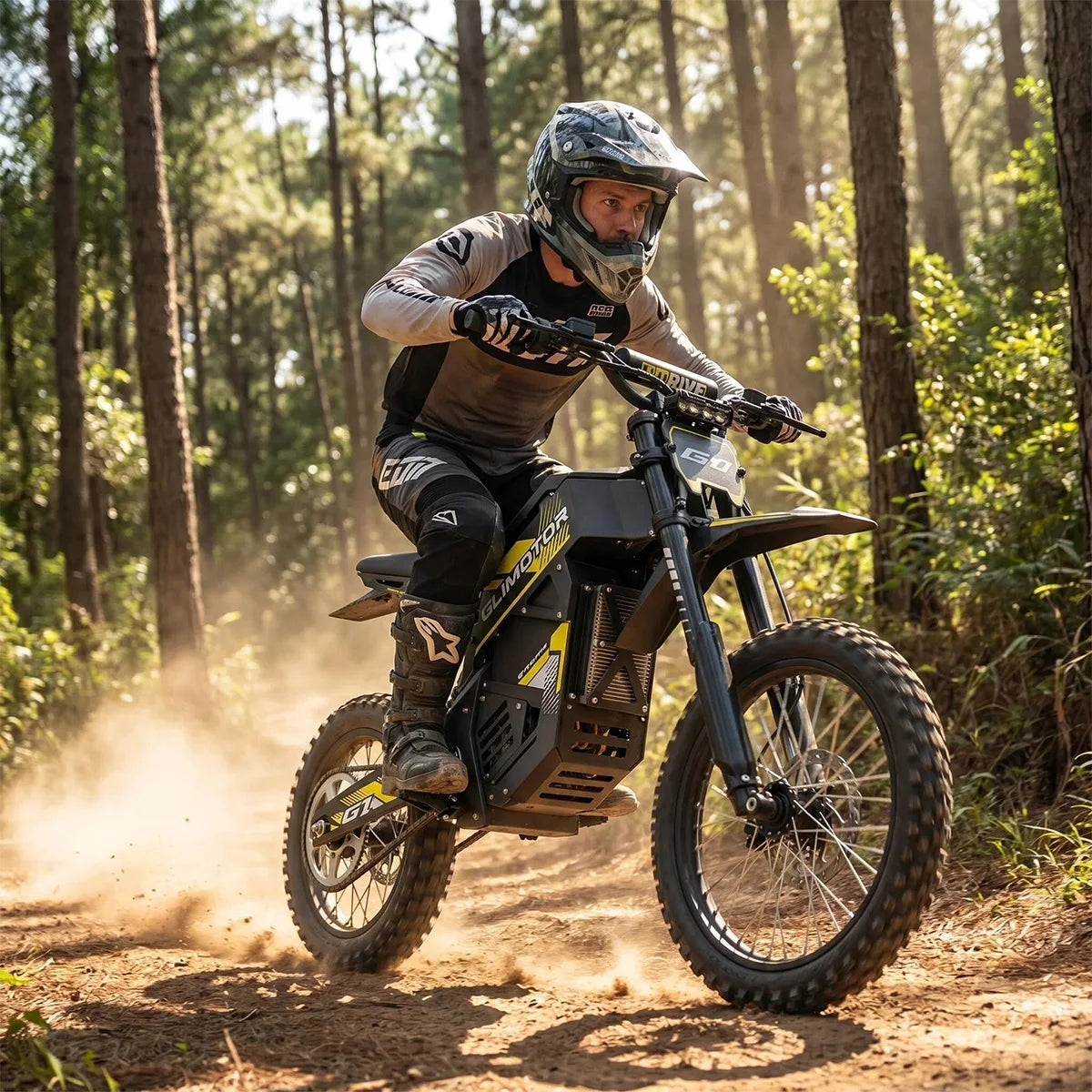 UPlee G1 1500W 48V Electric Suspension Fat Tire Dirt Bike