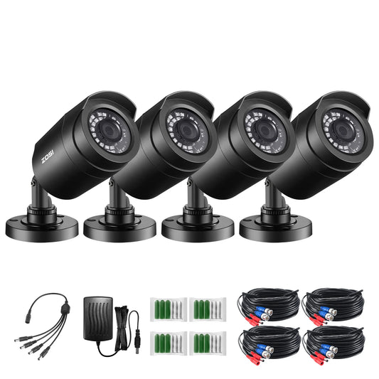 Zosi 1080P HD Bullet Security Cameras For Outdoor Surveillance