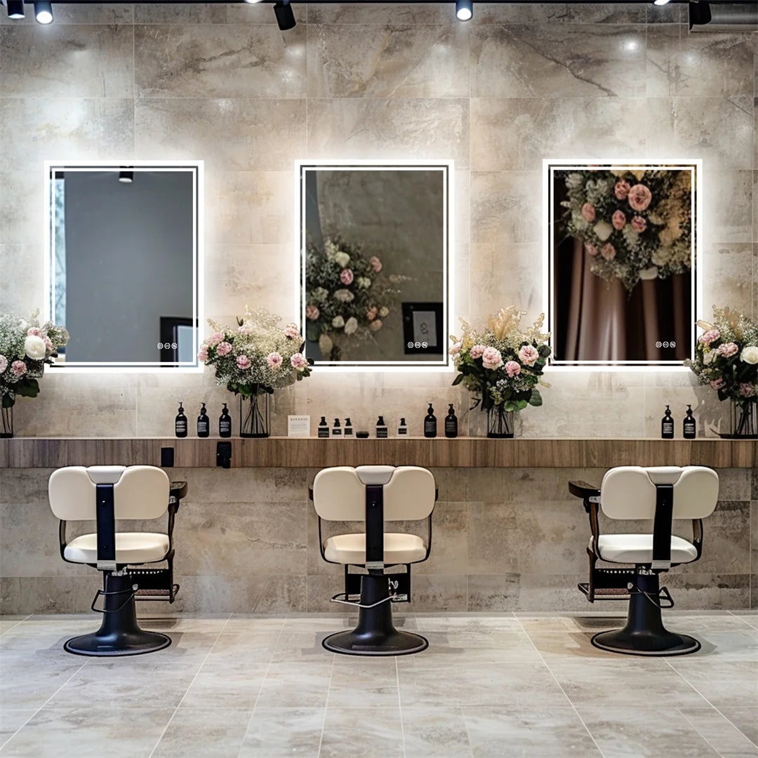 Luvodi Illuminate Led Bathroom Mirror Frameless Dimmable Anti Fog