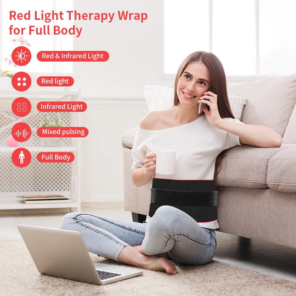 660nm And 850nm Led Infrared Therapy Pad Muscle Relaxation