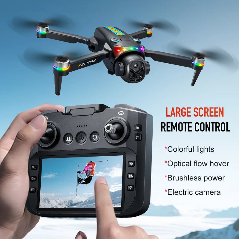Evanovm K21Max Drone Includes Integrated Screen And Reliable Auto Return