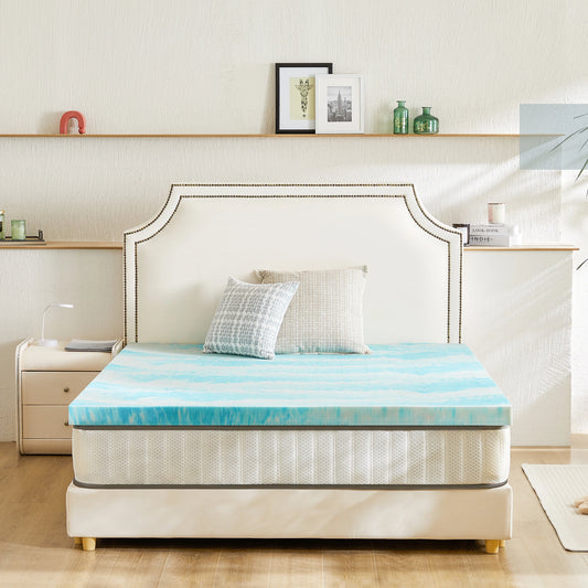JHK Premium Comfort Latex And Polyester Mattress Topper