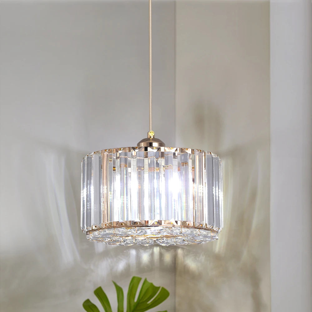 GreeLustr Modern Acrylic Led Pendant Light With Iron Frame