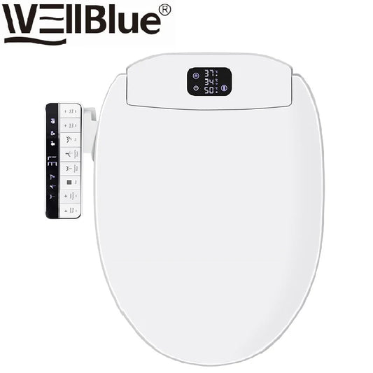 WEllBlue Smart Bidet Toilet Seat With Remote Warm Air Dryer