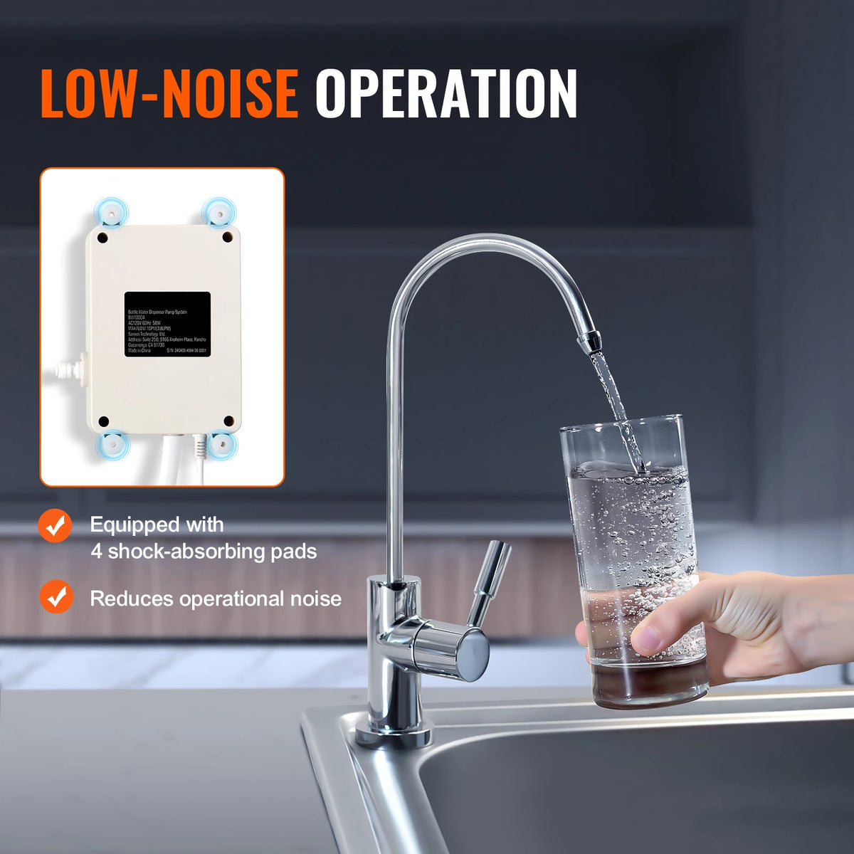 SucceBuy Water Dispenser Pump With Reverse Osmosis Filter System
