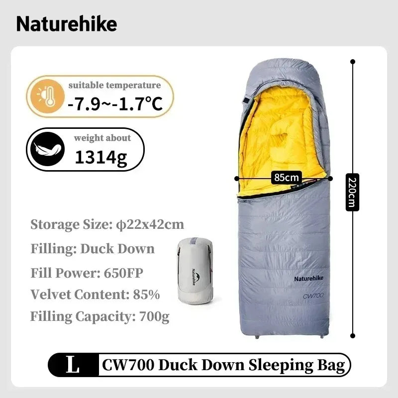 Naturehike Ultralight Duck Down Four Season Sleeping Bag
