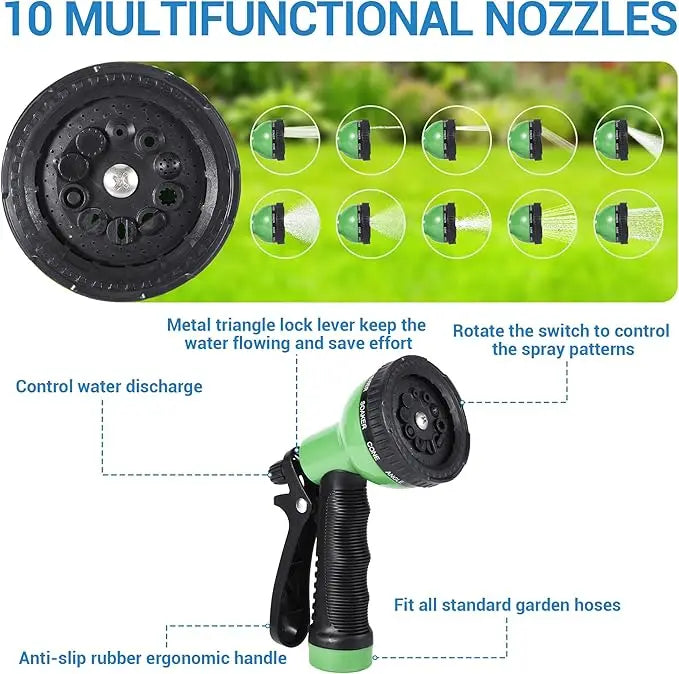 Heavy Duty Stainless Steel Garden Hose With Brass Fittings