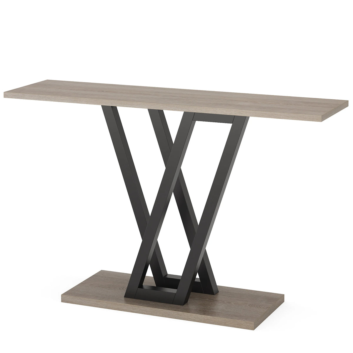 Tribesigns Modern Industrial Console Table For Entryway Hallway