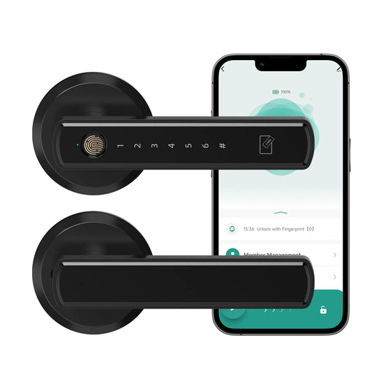 Viladepot Smart Fingerprint Door Lock With Bluetooth And Keypad