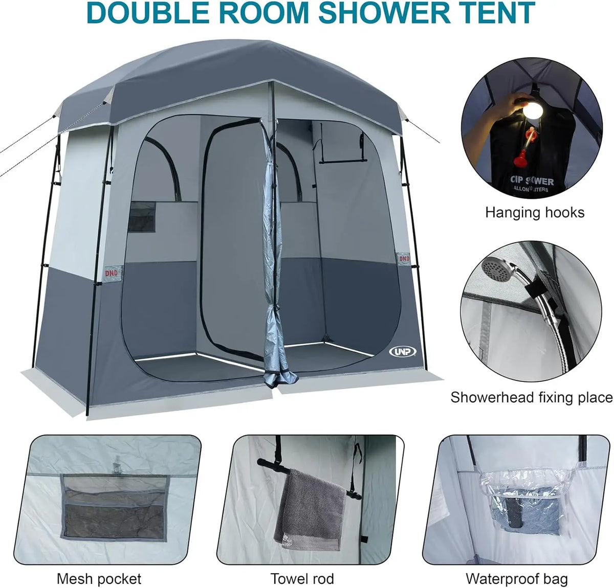 Portable Outdoor Privacy Shower Tents For Camping And Backpacking