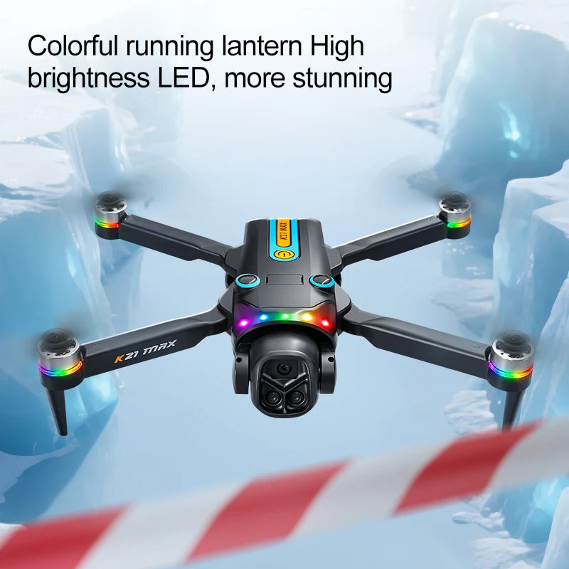 Evanovm K21Max Drone Includes Integrated Screen And Reliable Auto Return