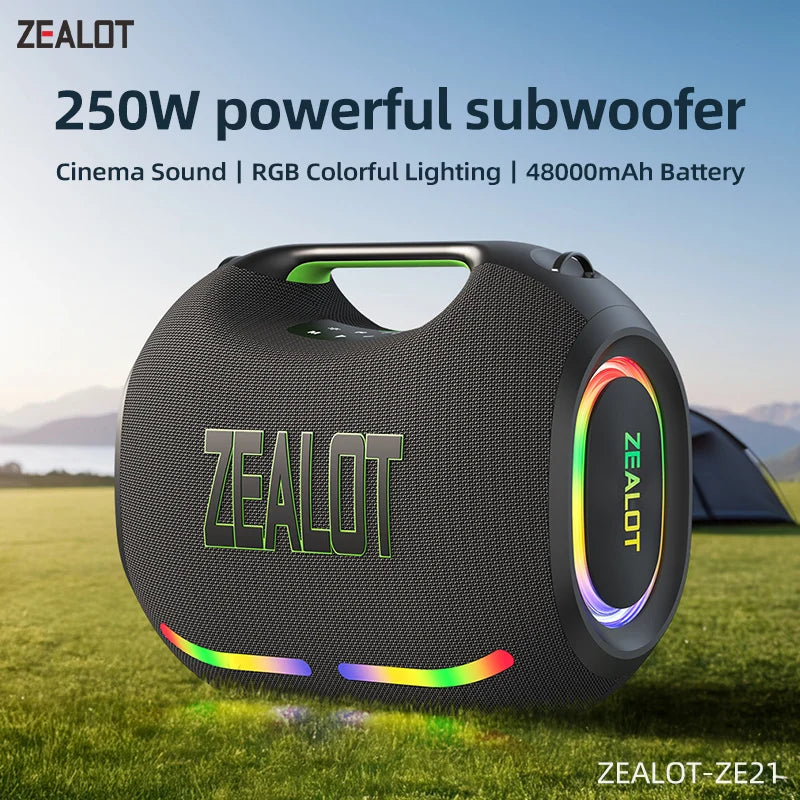 Zealot Wireless Bluetooth Speaker Waterproof Portable HiFi Sound System