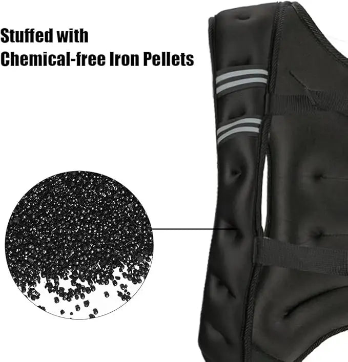 Adjustable Weighted Vest For Strength Training And Cardio Exercise