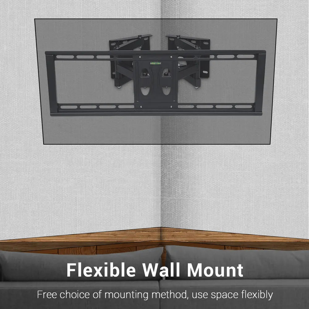 Unho Adjustable Full Motion Tilt Swivel TV Wall Mount Bracket