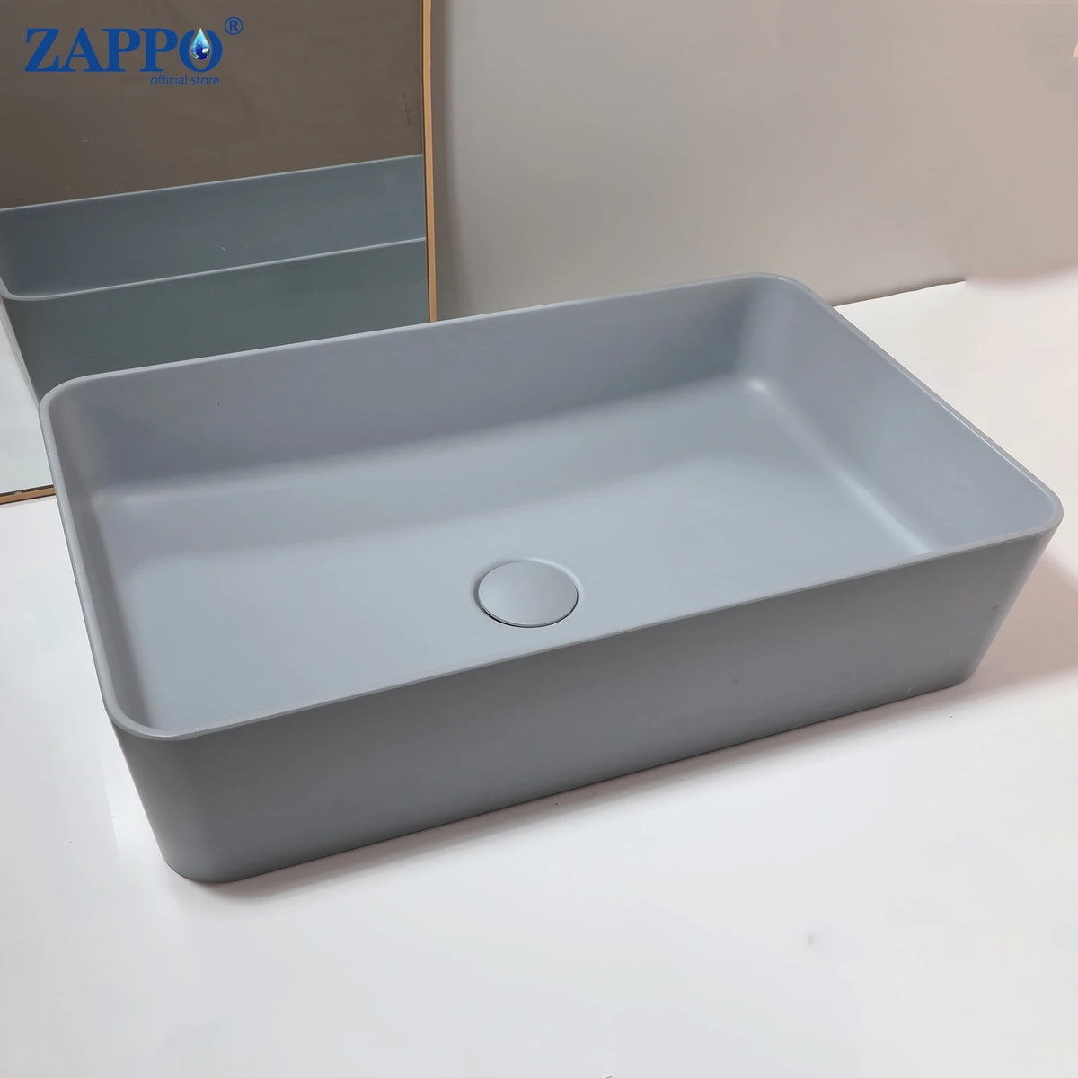Mekkhala Stone Resin Countertop Vessel Bathroom Sink