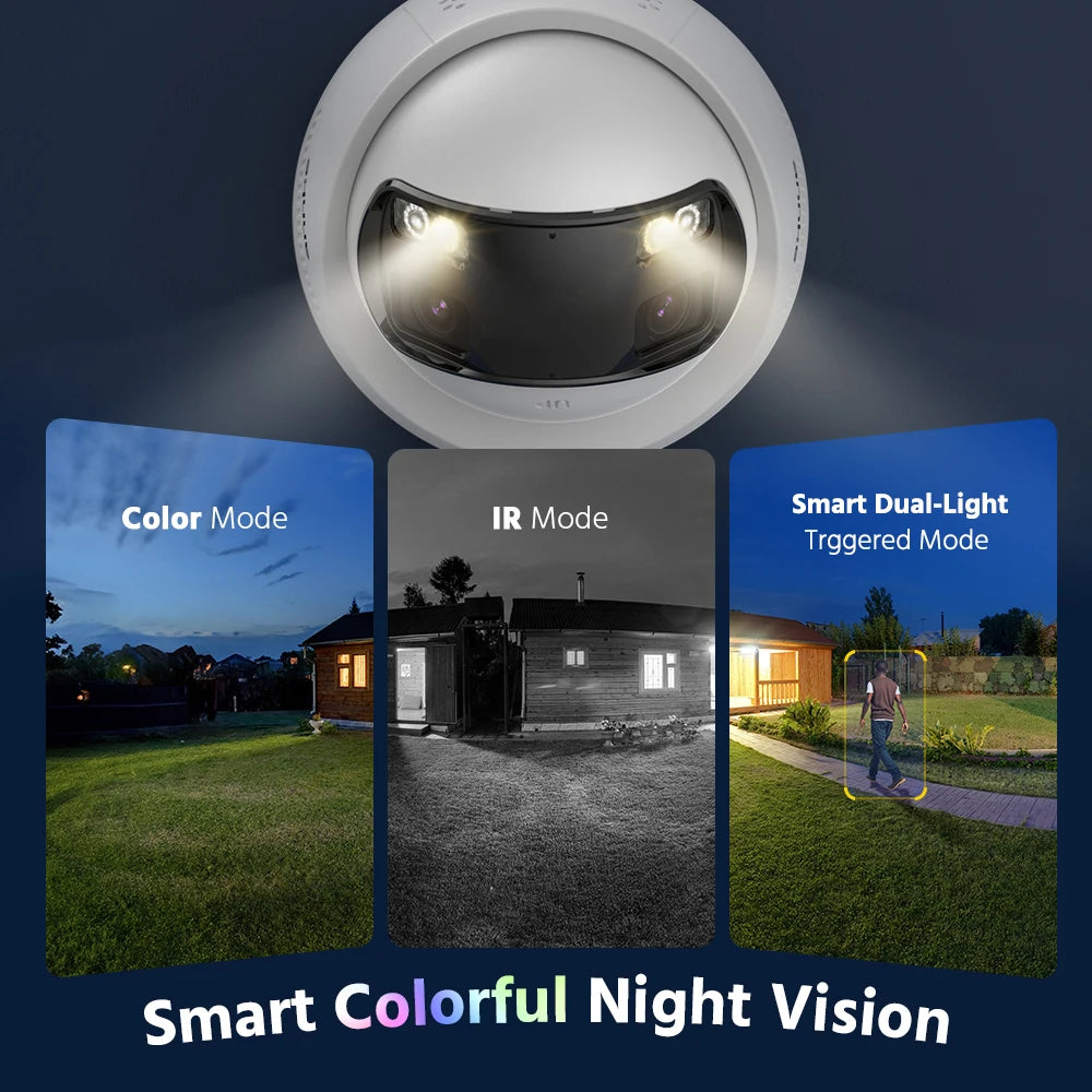 Annke 8mp 4k 180 Panoramic Dual Lens Cctv Camera System