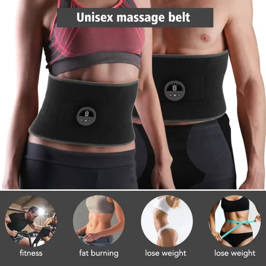 Jitesy Rechargeable TENS EMS Muscle Stimulator And Massage Belt