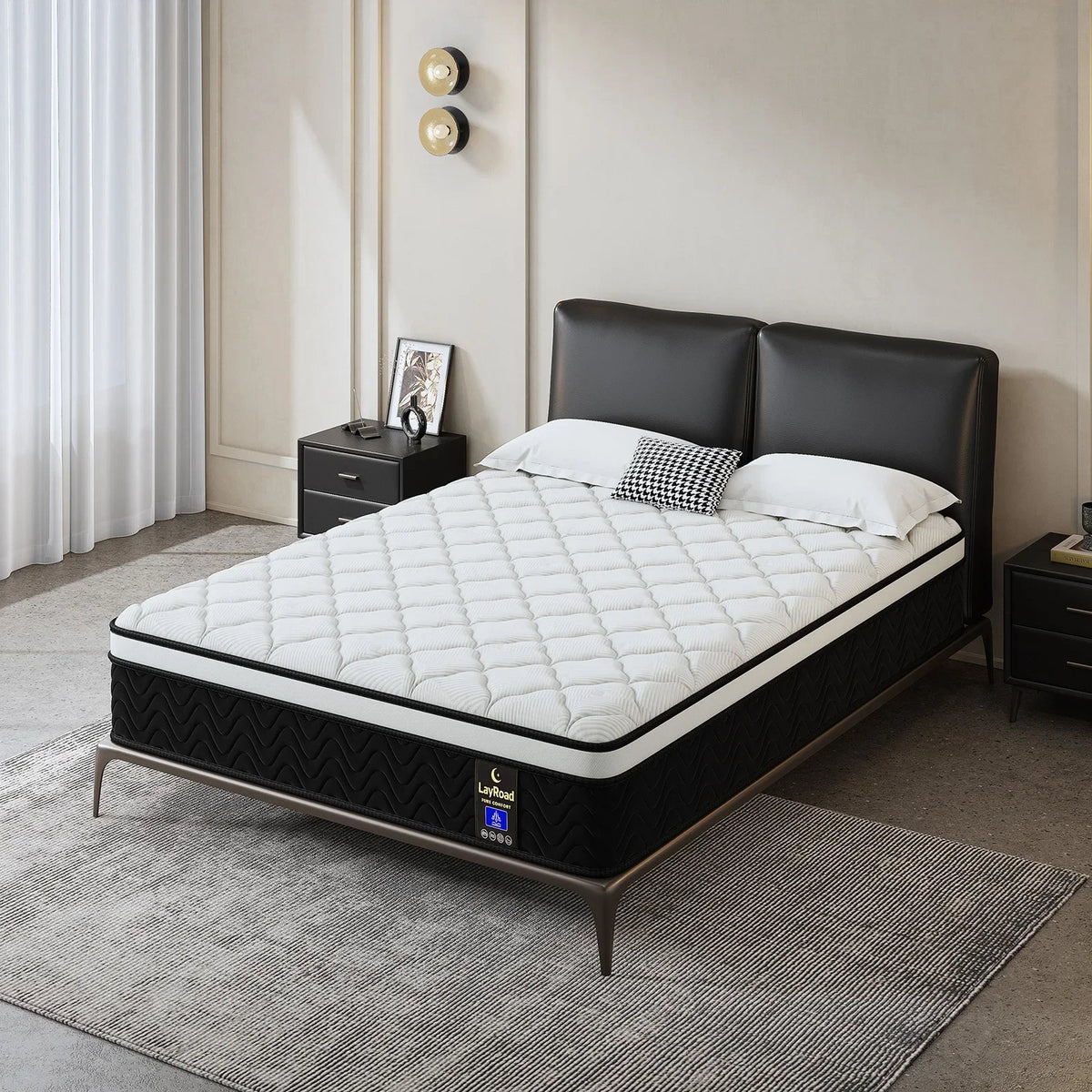 Memory Foam Mattress Boxed Medium Firmness For Effective Pressure Relief