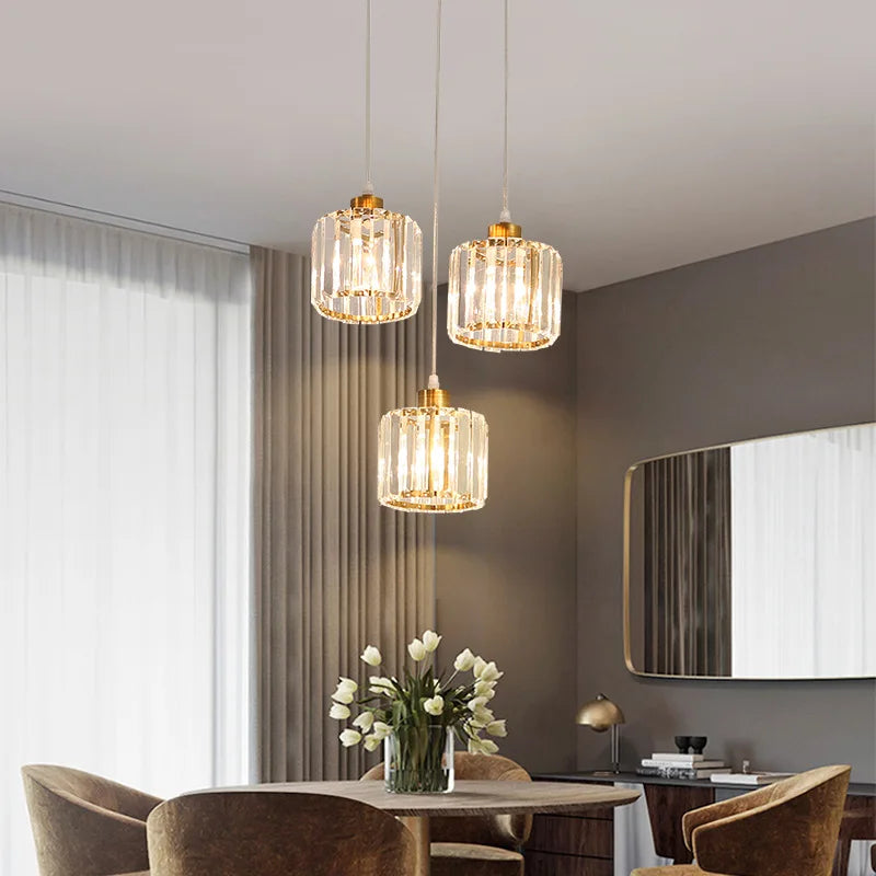 Vetrulus Modern K9 Crystal Ceiling Chandelier For Home Lighting